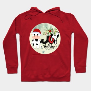 COW Santa Claus - Holiday JOY Hoodie